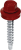 Klimas Wkręty farmerskie WFD-48 RAL 3011.png