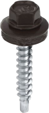 Klimas Wkręty farmerskie WFD-48 RAL 8019.png
