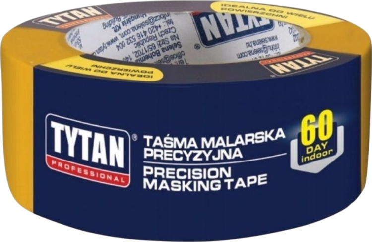 Tytan Professional Taśma malarska precyzyjna 60-dniowa Pomarańczowa 50m.png