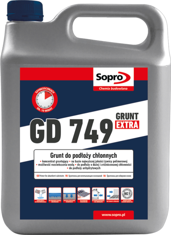 Sopro Koncentrat gruntujący do podłoży chłonnych GD 749 4kg.png