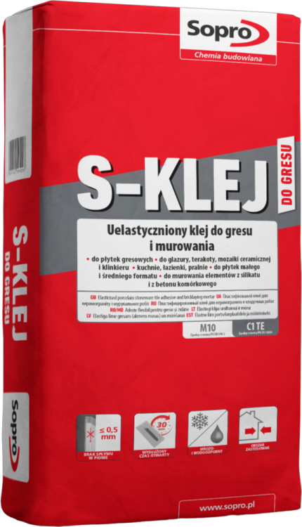 Sopro Klej uelastyczniony do gresu i murowania S-Klej 295 22,5kg.png