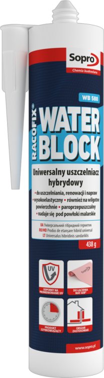 Sopro Uszczelniacz hybrydowy Racofix Water block WB 588 0,438kg.png