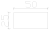 Łata 25x50mm 3,3m wymiary rysunek techniczny.png