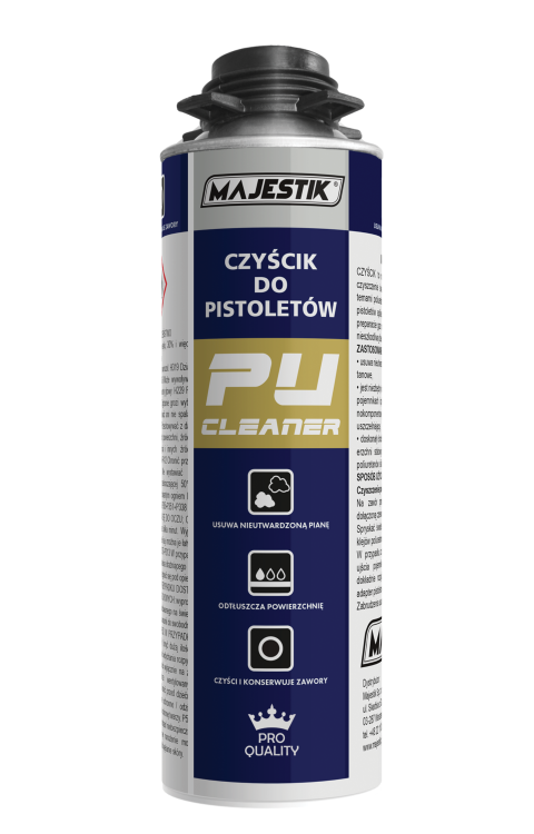 Majestik PU Cleaner czyścik uniwersalny do pian poliuretanowych 500ml.png