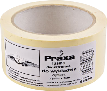 Praxa Taśma dwustronna do wykładzin 48mm x 25m.png