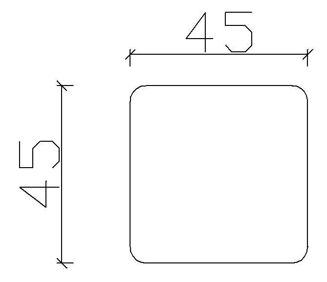 Łata strugana 45x45mm 6m rysunek techniczny.png