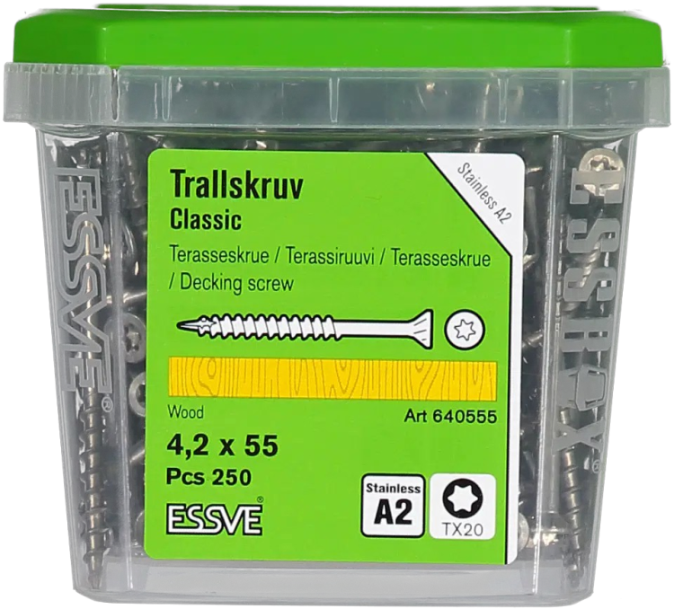 Essve Wkręt tarasowy Classic opakowanie.png