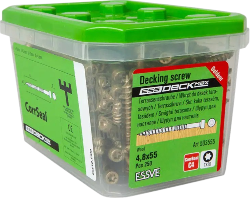 Essve Wkręt tarasowy Essdeck Max Corrseal 4,8x55 C4 opakowanie.png