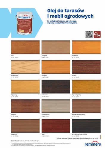 Wzornik kolorów - Remmers Olej do tarasów i mebli ogrodowych.jpg